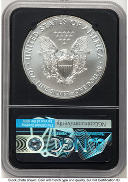 2021 Silver Eagle Type 1 FDI John NGC MS70 Mercanti