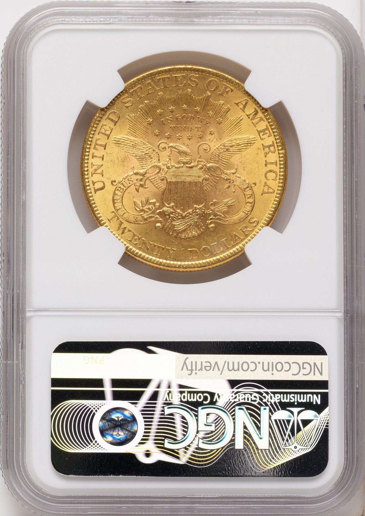 1895 $20 Liberty Double Eagle NGC MS63