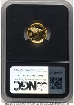 2018-W G$10 American Liberty High Relief Bunting Flag NGC PF70