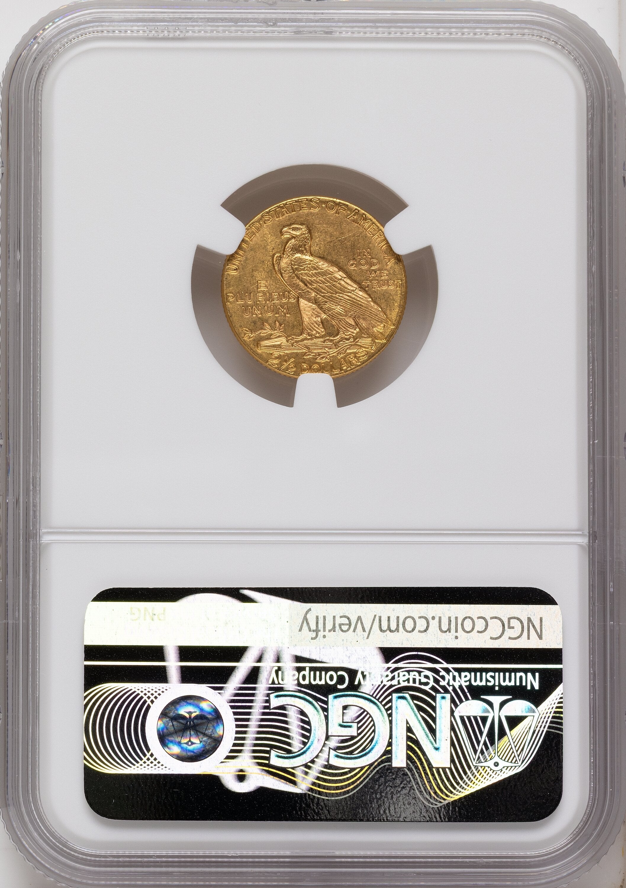 1913 $2.50 Indian Quarter Eagle NGC MS62