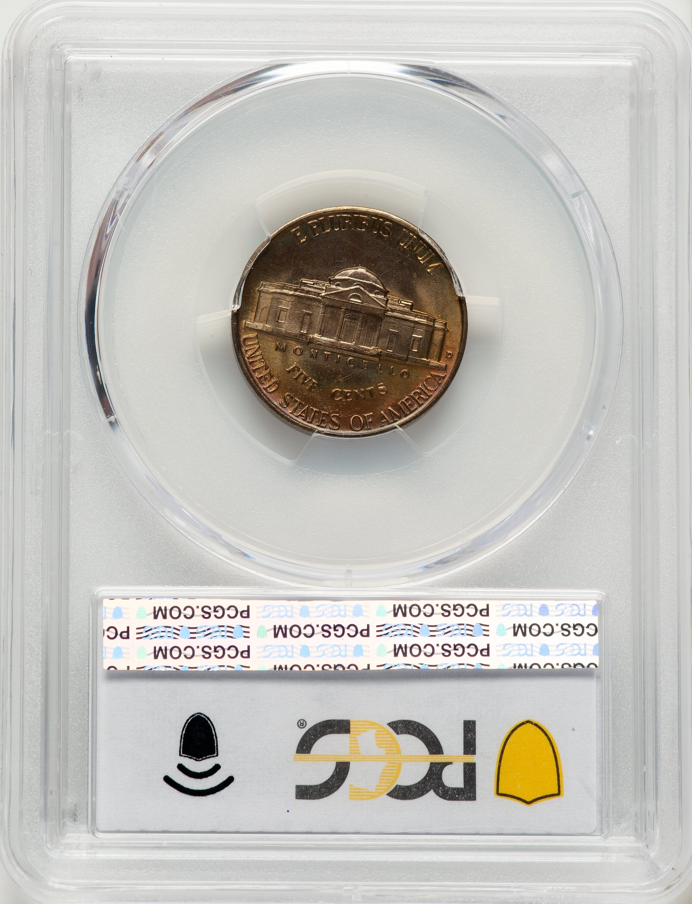 1939-D Reverse of 1938 5C FS Jefferson Nickel PCGS MS67