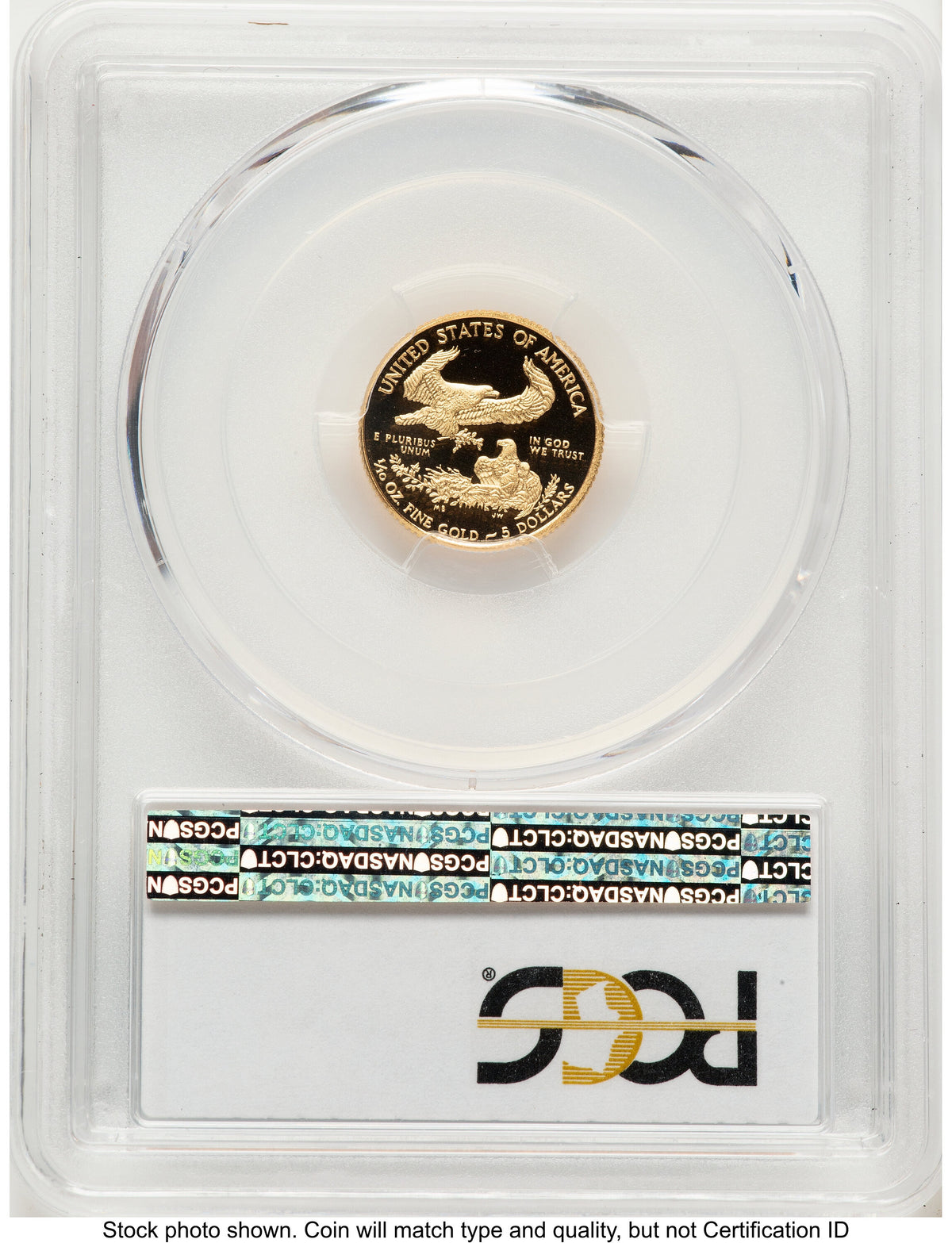 2011-W Proof Gold Eagle 1/10 oz Blue Gradient PCGS PR70