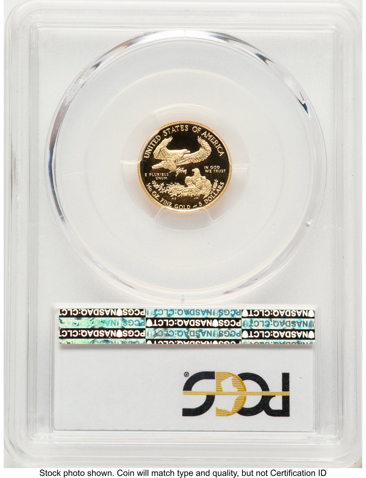 2012-W Proof Gold Eagle 1/10 oz Blue Gradient PCGS PR70