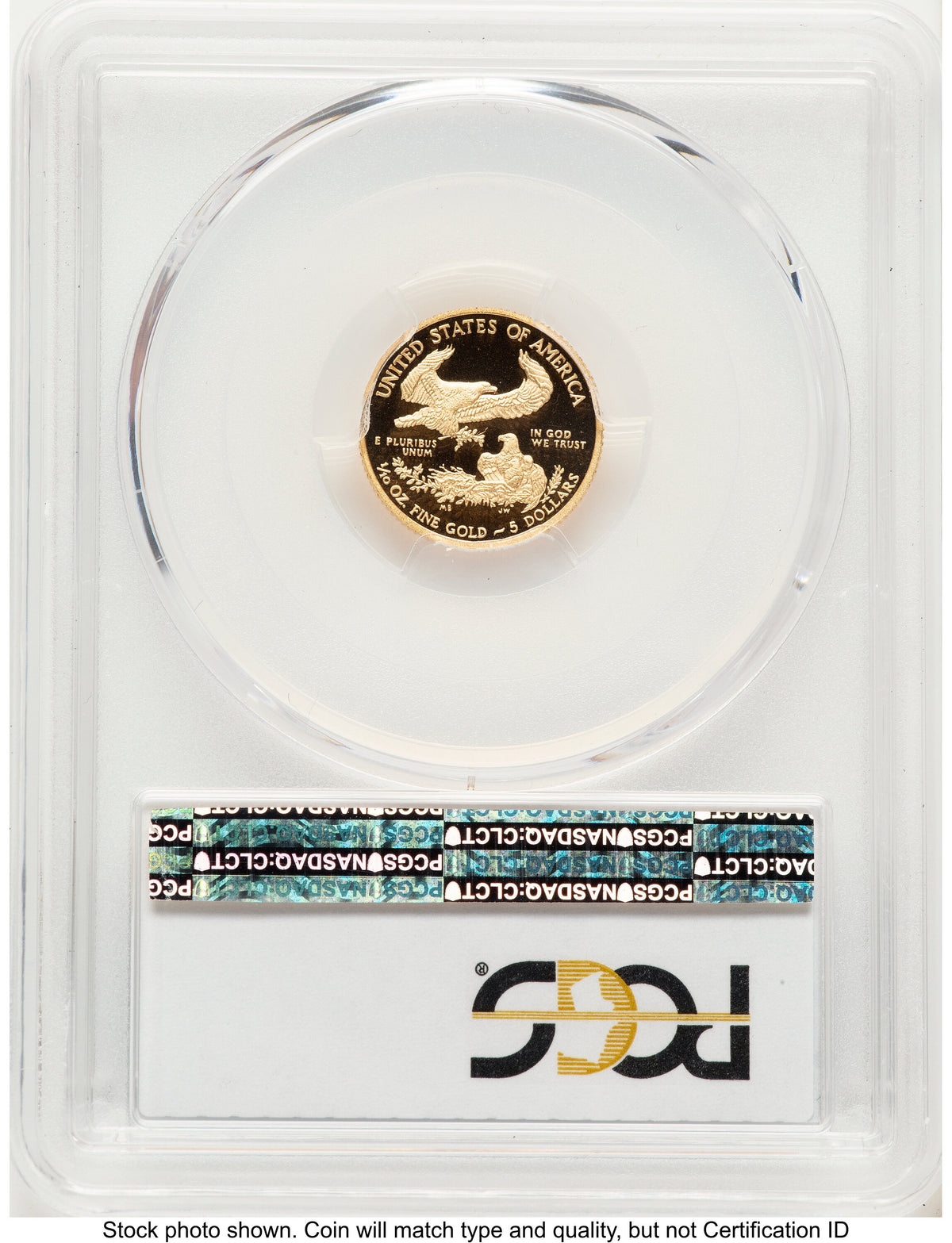 2013-W Proof Gold Eagle 1/10 oz Blue Gradient PCGS PR70