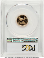 2016-W Proof Gold Eagle 1/10 oz Blue Gradient PCGS PR70