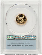 2017-W Proof Gold Eagle 1/10 oz FS Flag PCGS PR70