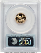 2015-W Proof Gold Eagle 1/10 oz FS Flag PCGS PR70