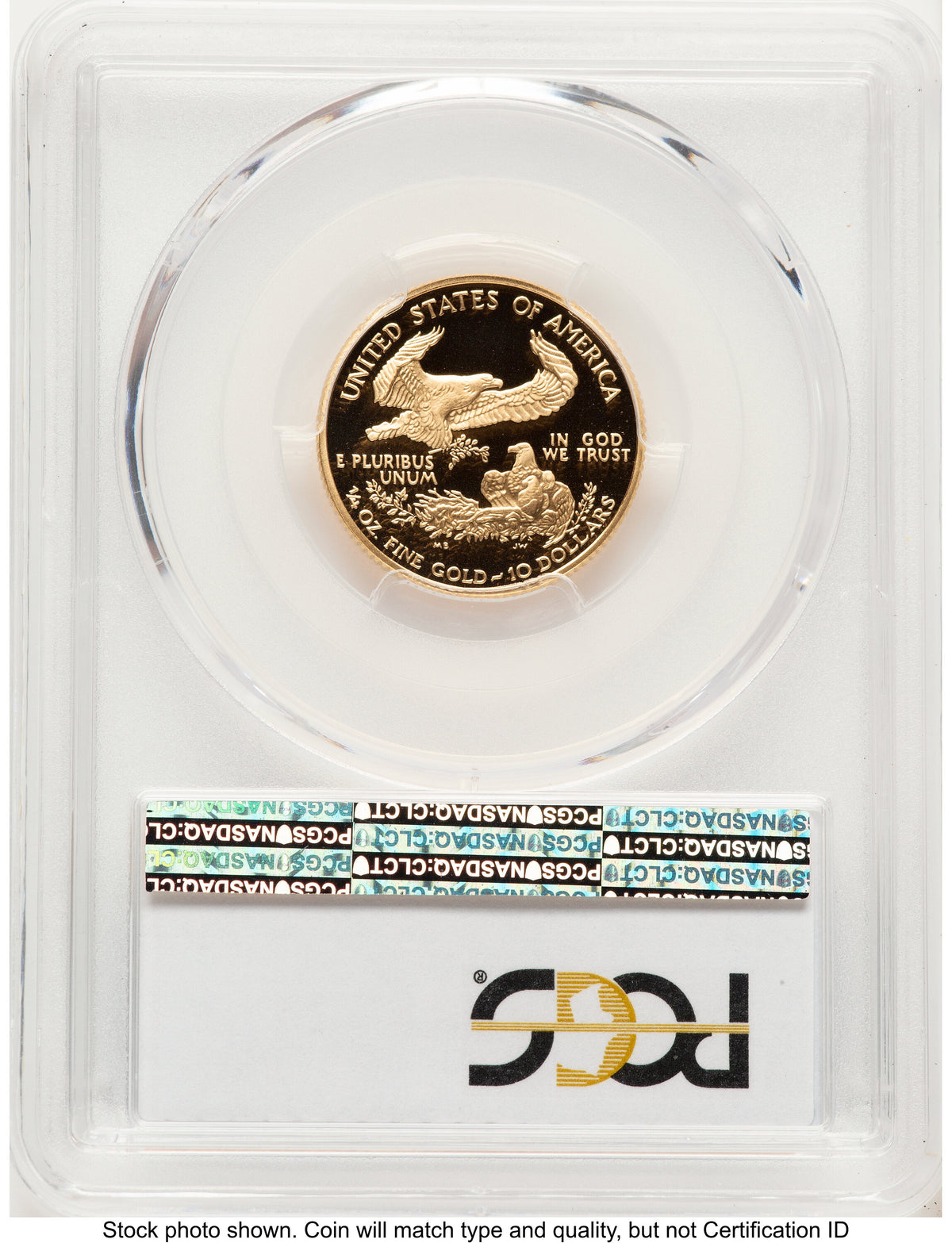 2006-W Proof Gold Eagle 1/4 oz Blue Gradient PCGS PR70