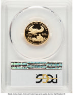 2012-W Proof Gold Eagle 1/4 oz Blue Gradient PCGS PR70