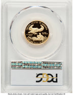2015-W Proof Gold Eagle 1/4 oz Blue Gradient PCGS PR70