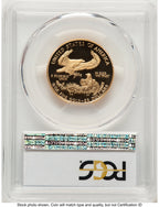 1998-W Proof Gold Eagle 1/2 oz Blue Gradient PCGS PR70