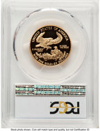 2002-W Proof Gold Eagle 1/2 oz Blue Gradient PCGS PR70