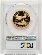2010-W Proof Gold Eagle 1/2 oz Blue Gradient PCGS PR70
