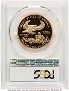 2004-W Proof Gold Eagle 1 oz Blue Gradient PCGS PR70