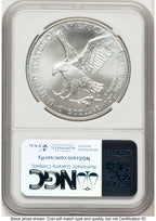 2024-(P) Silver Eagle (Privy Mark) FDI Michael Gaudioso Eagle Art NGC MS70