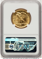 2016-W 50C Walking Liberty 100th Anniversary Gold Centennial Mike Castle NGC MS70