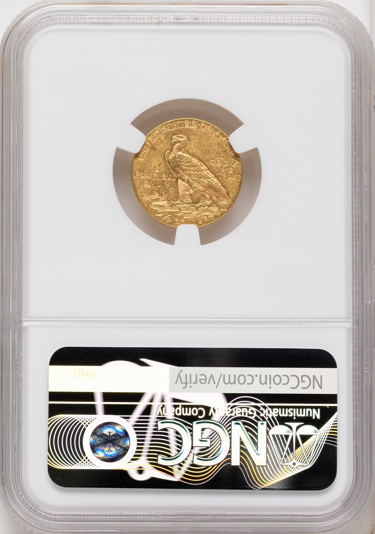 1915 $2.50 Indian Quarter Eagle NGC MS61