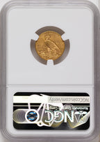 1913 $2.50 Indian Quarter Eagle NGC MS62