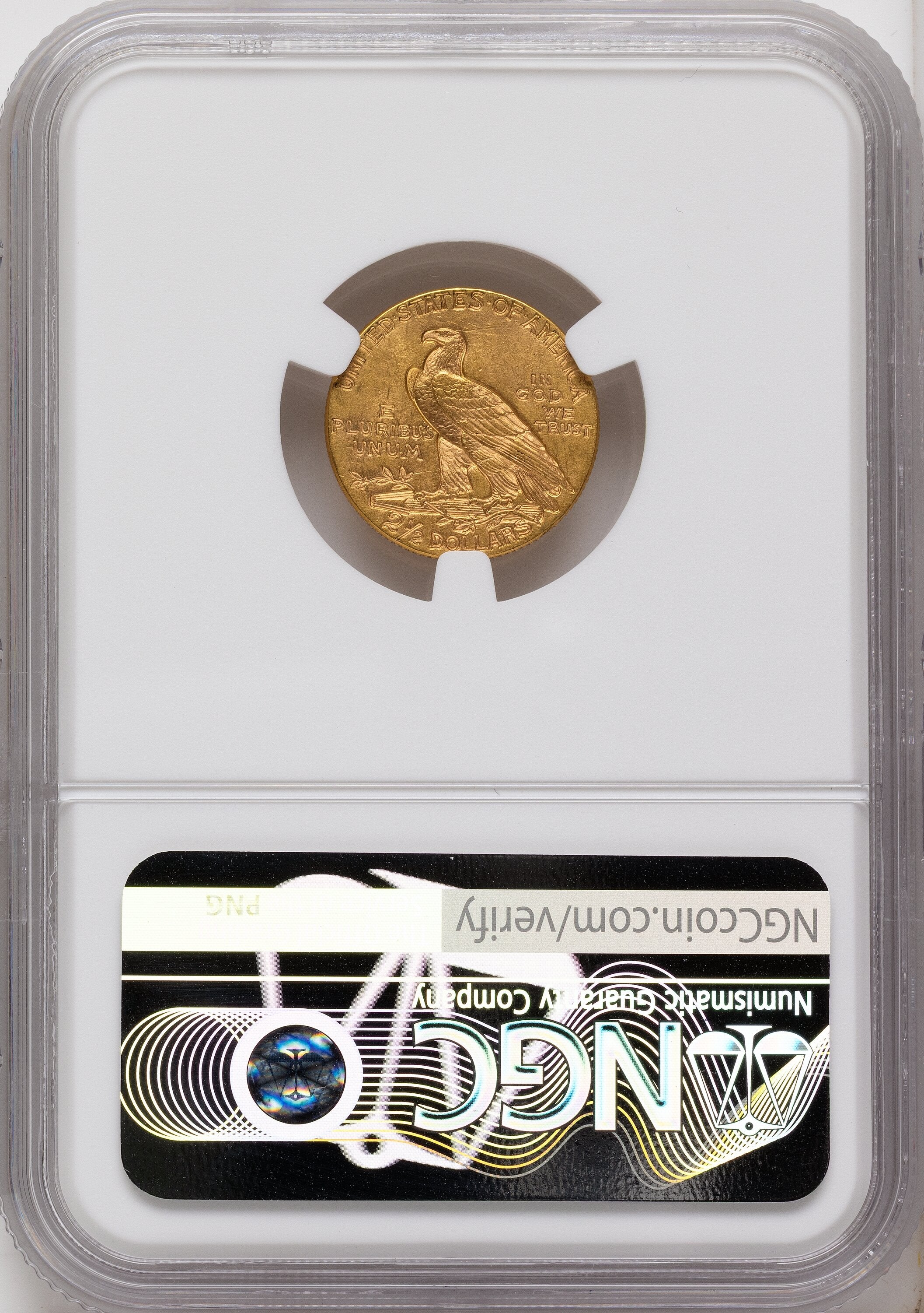 1913 $2.50 Indian Quarter Eagle NGC MS62