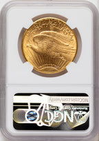 1911-D $20 Saint-Gaudens Double Eagle NGC MS63