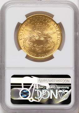 1899 $20 Liberty Double Eagle NGC MS63