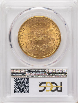 1888-S $20 Blue Gradient Liberty Double Eagle PCGS MS61