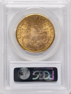 1883-S $20 Blue Gradient Liberty Double Eagle PCGS MS61