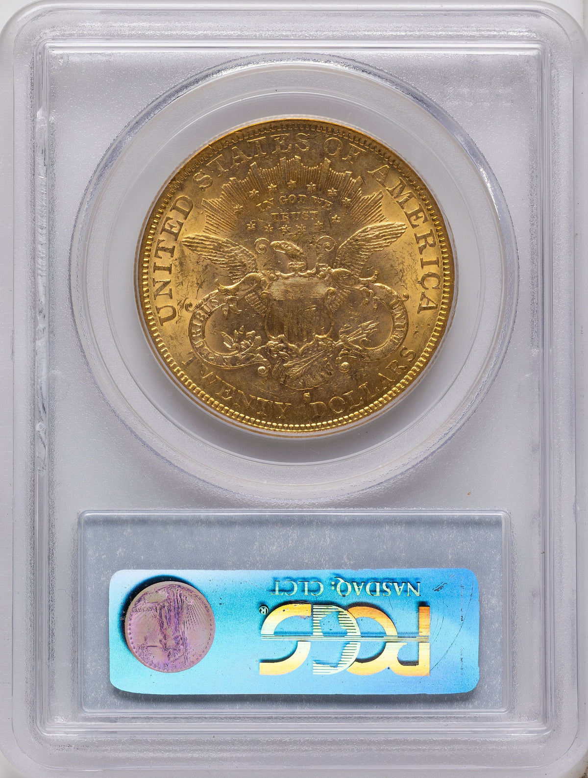 1878-S $20 Blue Label Liberty Double Eagle PCGS MS61