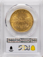 1877 $20 Blue Gradient Liberty Double Eagle PCGS MS61