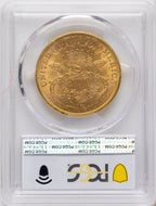 1878-S $20 Blue Gradient Liberty Double Eagle PCGS MS61