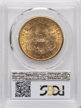 1884-S $20 Blue Gradient Liberty Double Eagle PCGS MS61