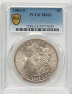 1903-O Morgan Dollar PCGS MS63
