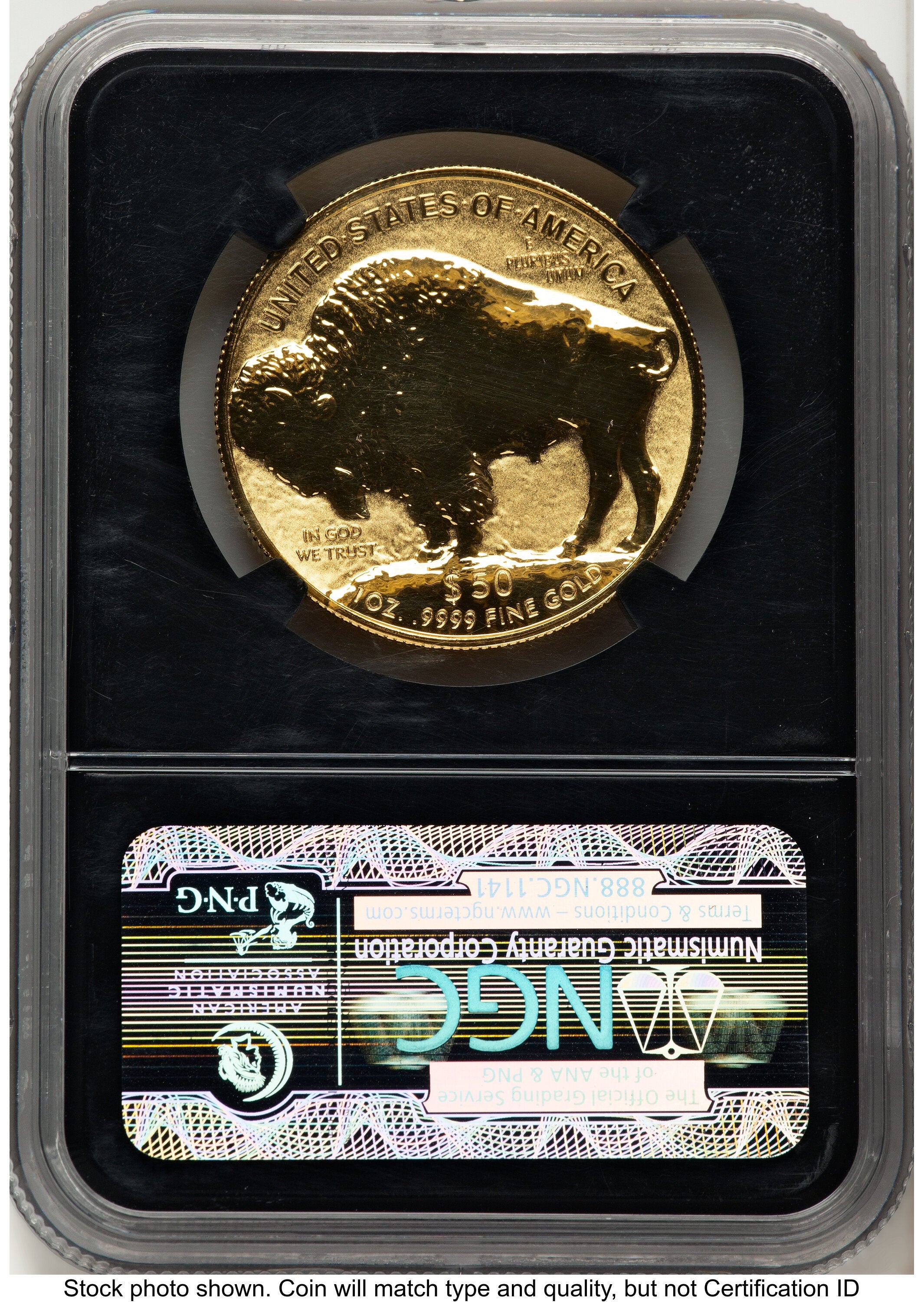 2013-W Reverse Proof Gold Buffalo 1 oz Chicago ANA Gold Buffalo Label NGC PF70
