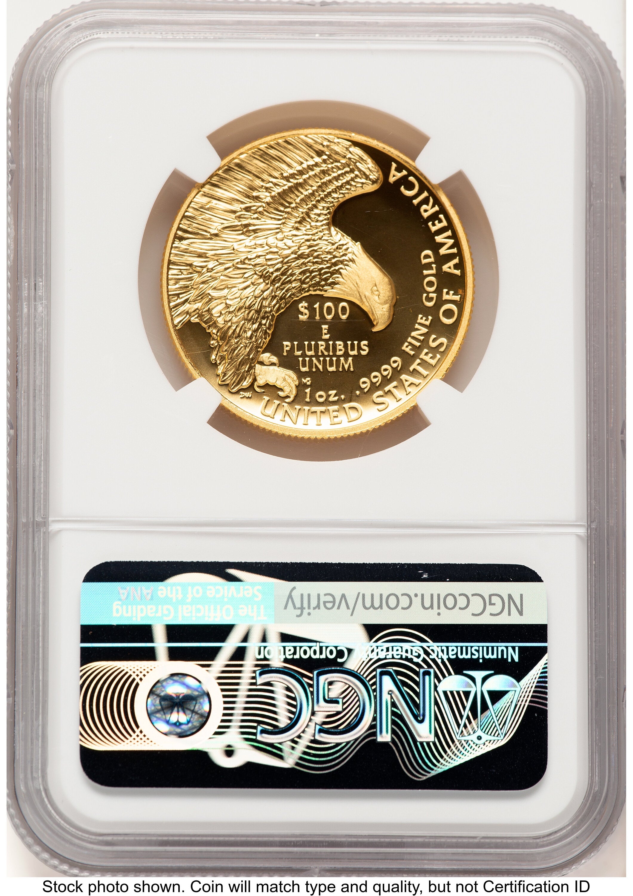 2019-W G$100 American Liberty High Relief Enhanced 2021 West Point Mint Hoard Bunting Flag NGC MS70