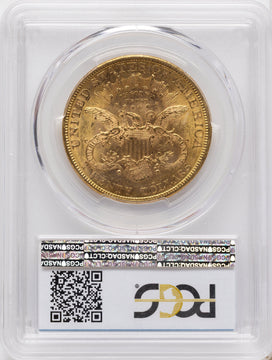 1878 $20 Liberty Double Eagle PCGS MS61