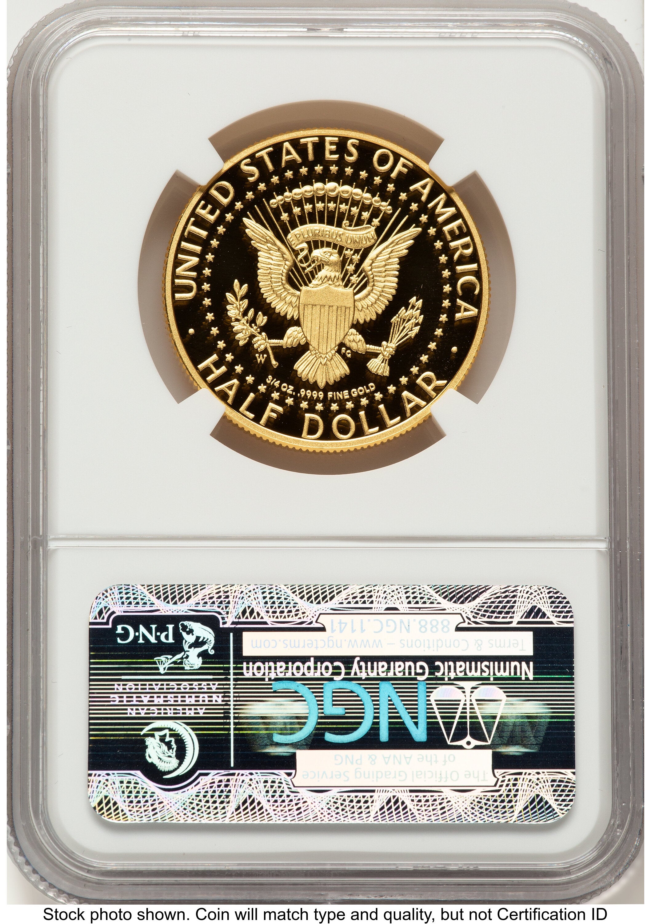 2014-W 50C Gold JFK 50th Anniversary FR JFK Ask Not Label Proof Kennedy Half Dollar NGC PR70