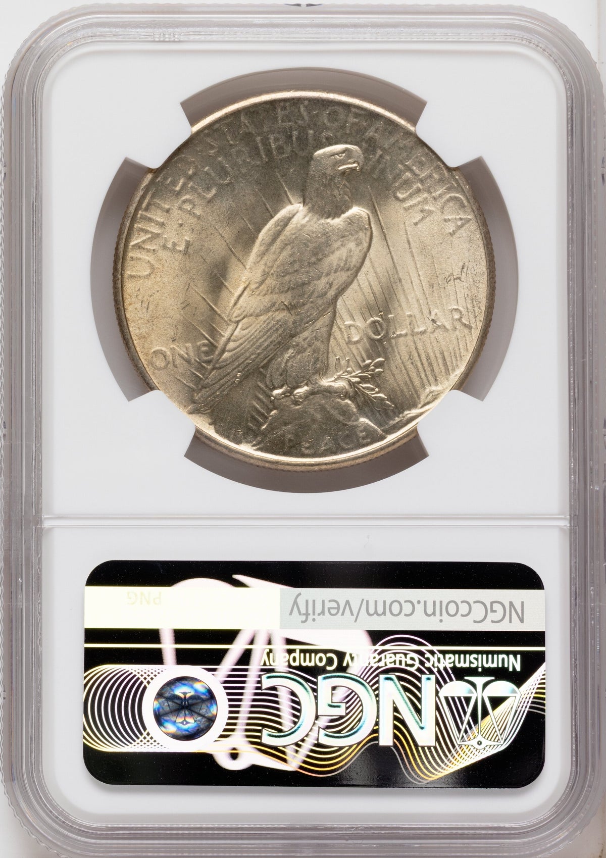 1935 Peace Dollar NGC MS65