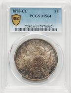 1878-CC Morgan Dollar PCGS MS64