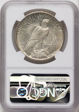 1921 Peace Peace Dollar NGC MS65+