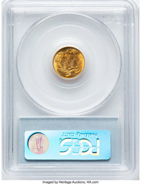 1888 G$1 Gold Dollar PCGS MS64