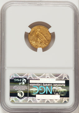 1914 $2.50 Indian Quarter Eagle NGC MS62