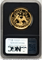 2024-(W) Gold 230th Anniversary Flowing Hair Medal FDI Thomas Uram NGC PF70