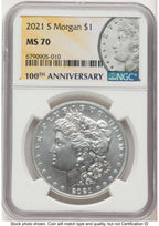 2021-S Morgan Dollar Morgan Label NGC MS70