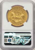 1850 $20 Liberty Double Eagle NGC MS61