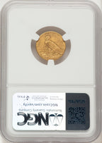 1909 $2.50 Indian Quarter Eagle NGC MS63