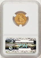 1915 $2.50 Brown Label Indian Quarter Eagle NGC MS62