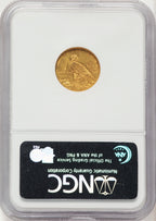 1912 $2.50 Brown Label Indian Quarter Eagle NGC MS62