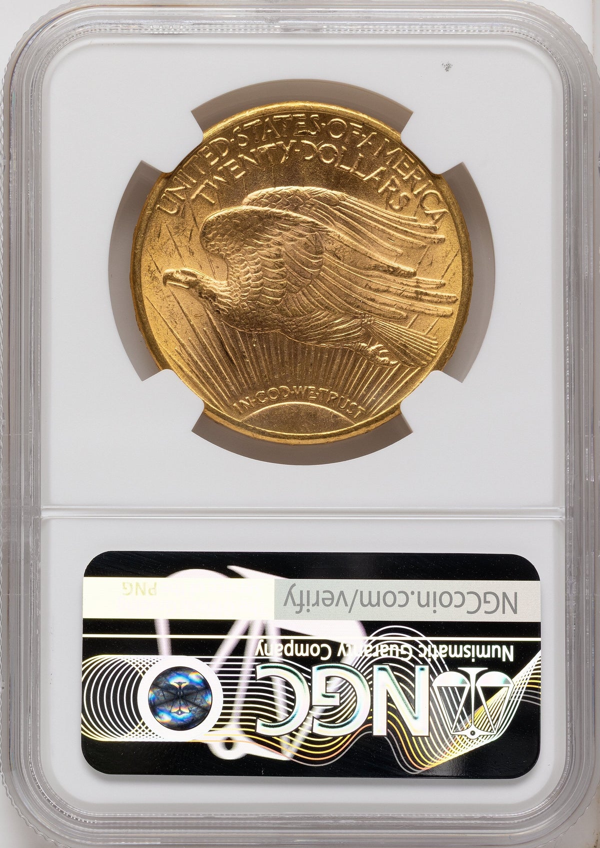 1914-D $20 Saint-Gaudens Double Eagle NGC MS62