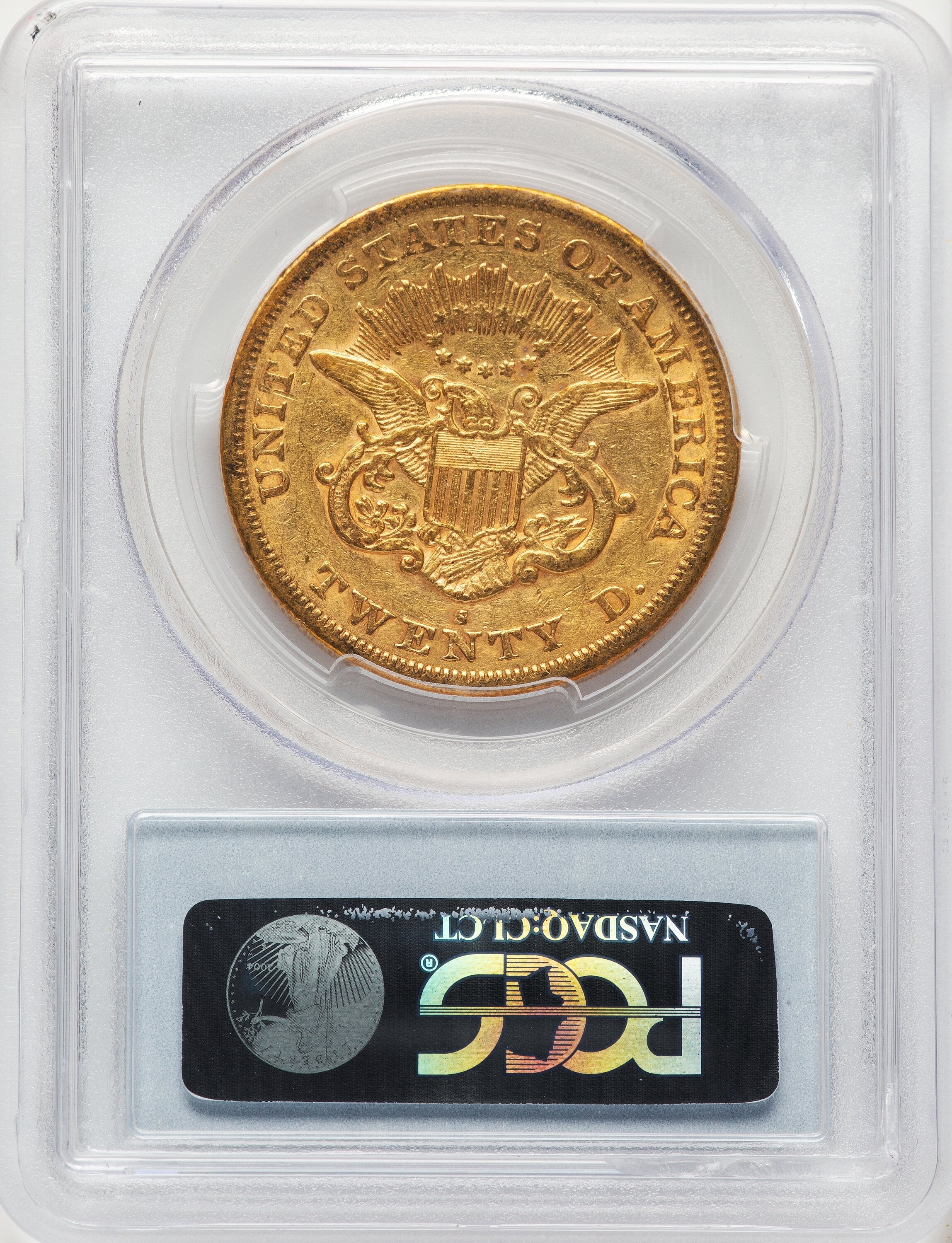 1864-S $20 Liberty Double Eagle PCGS XF45