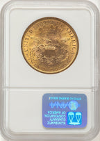 1884-S $20 Liberty Double Eagle NGC MS62
